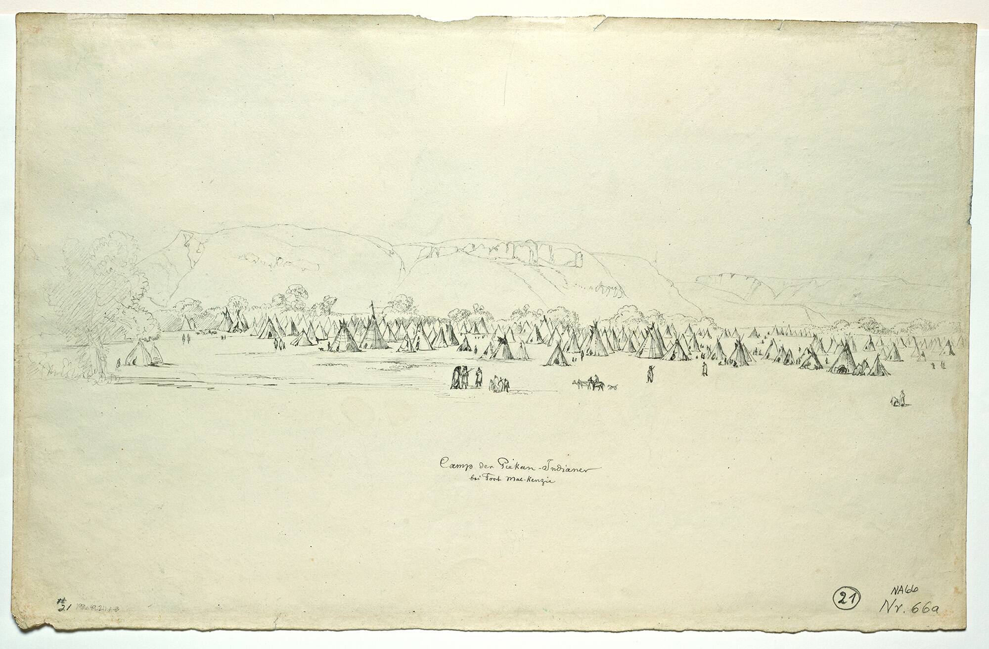 Piegan Blackfeet Camp