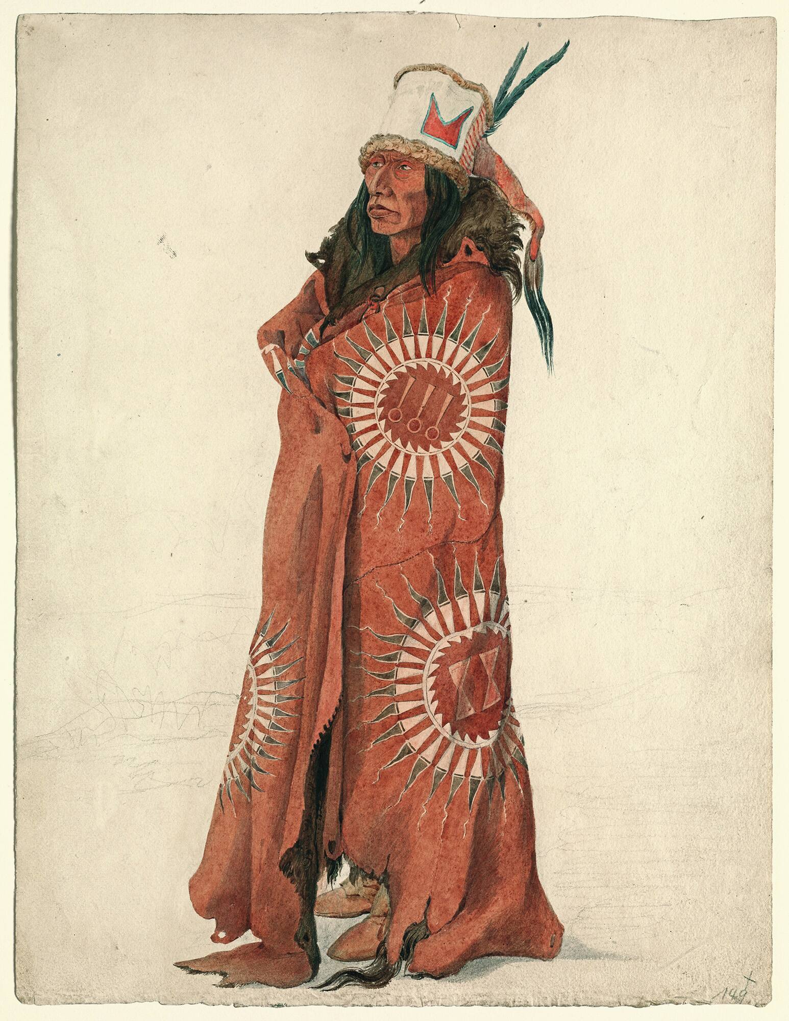 Biróhkä, Hidatsa Man