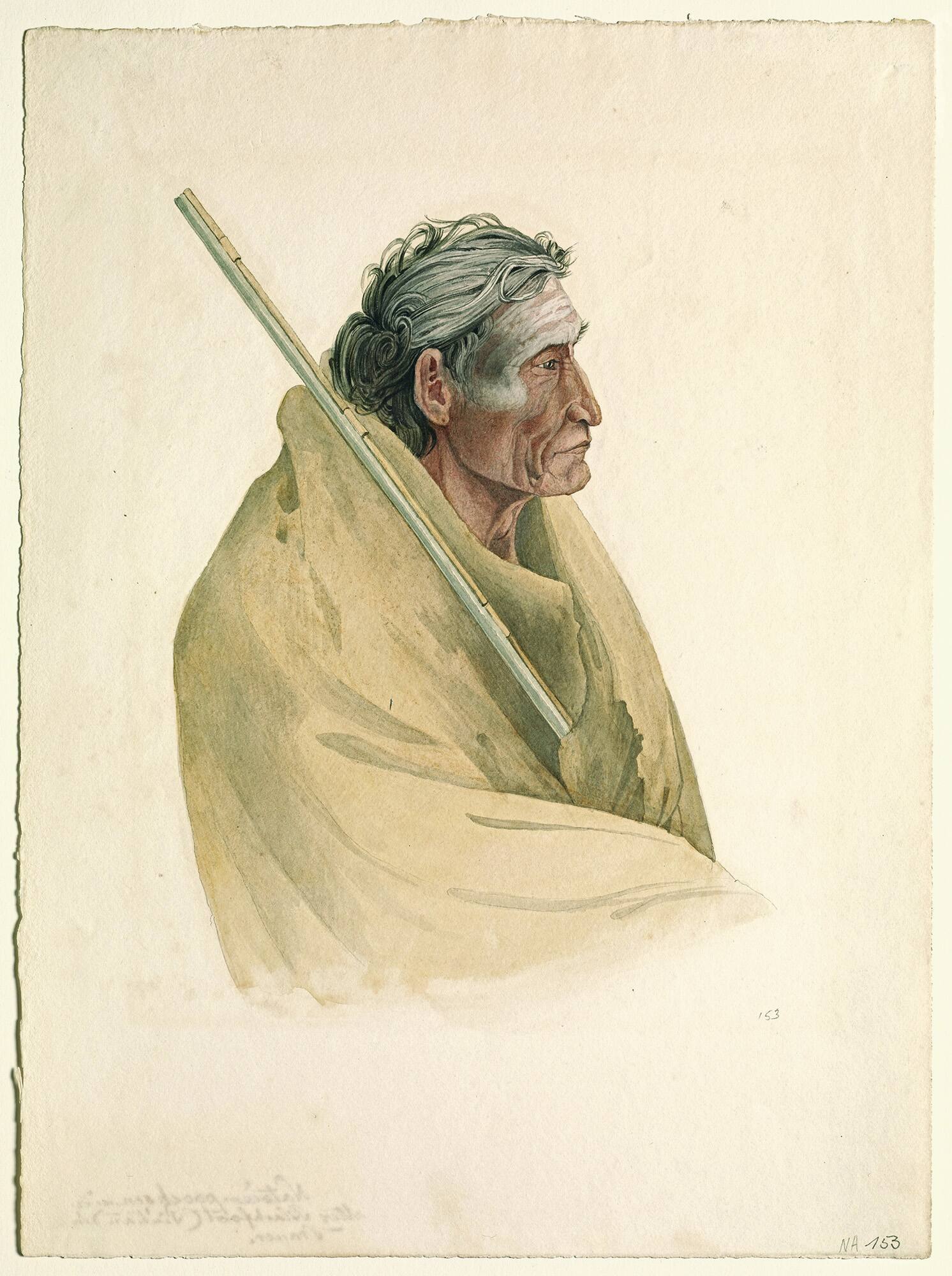 Natoie-Poóchsen, Piegan Blackfoot Man
