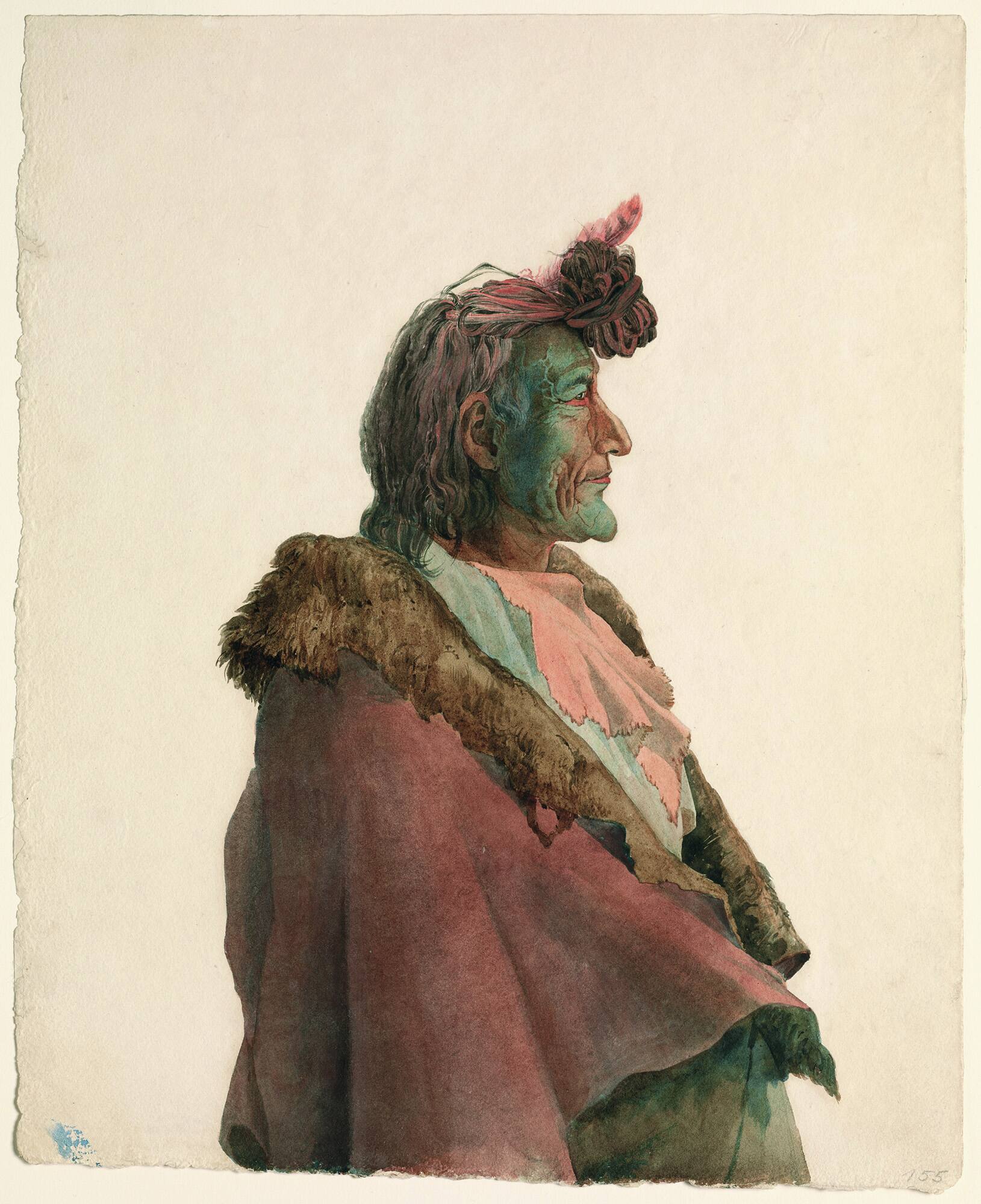 Pioch-Kiä́iu, Piegan Blackfoot Man