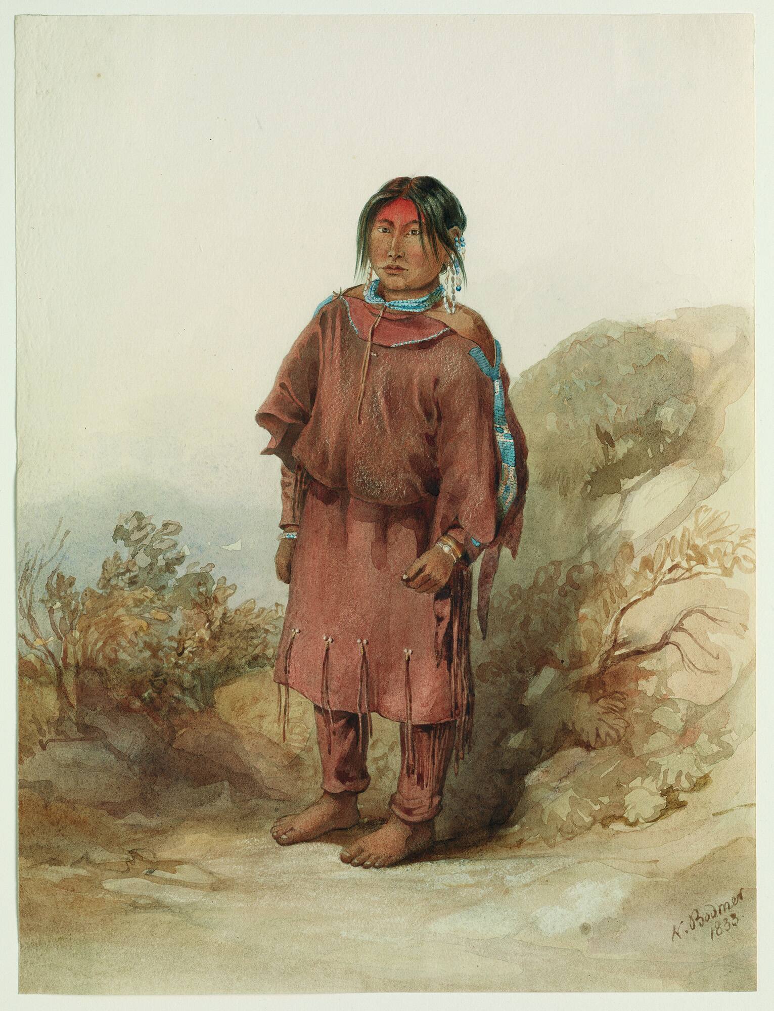 Assiniboine and Siksika Blackfoot Girl