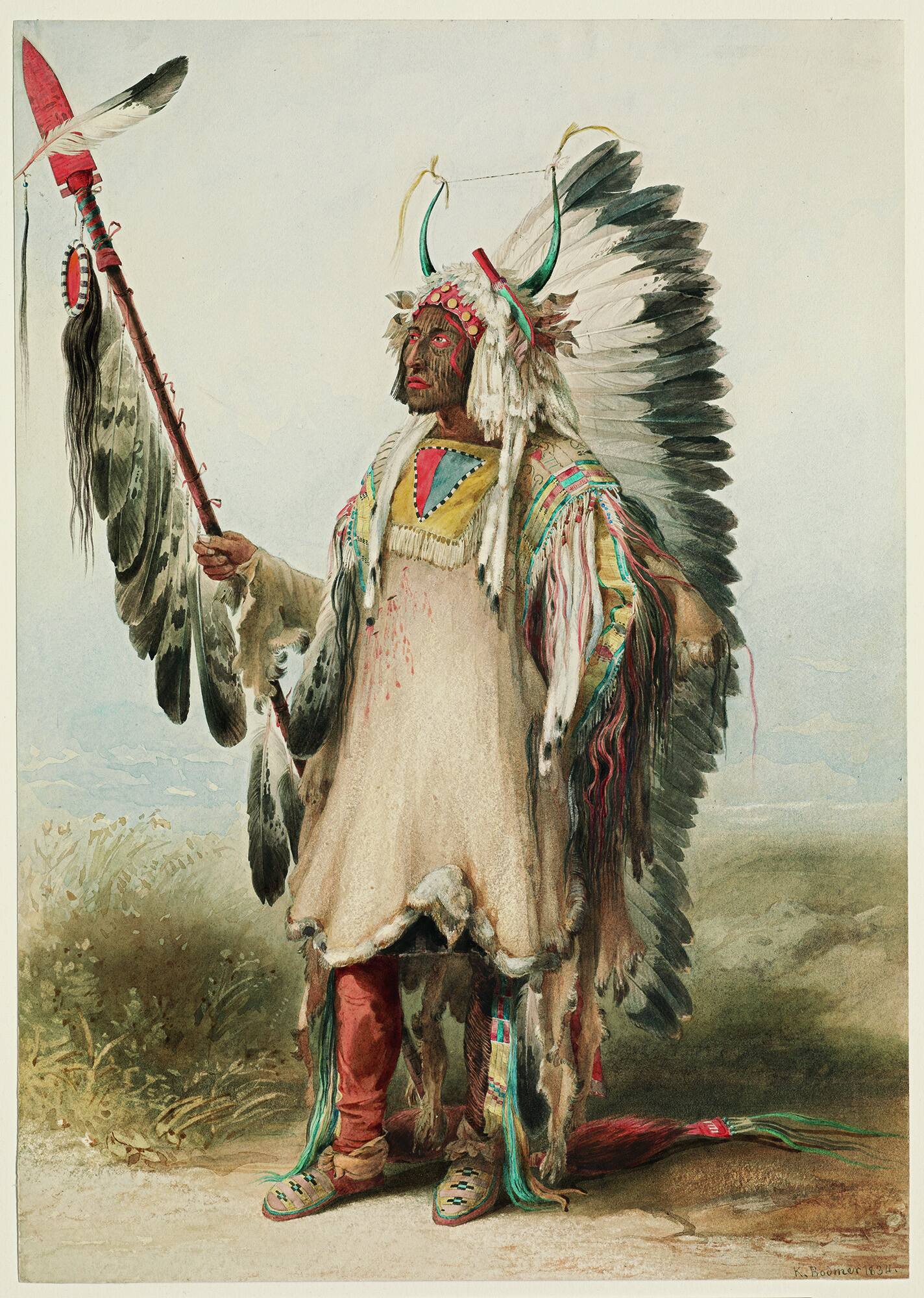 Mató-Tópe, Mandan Chief