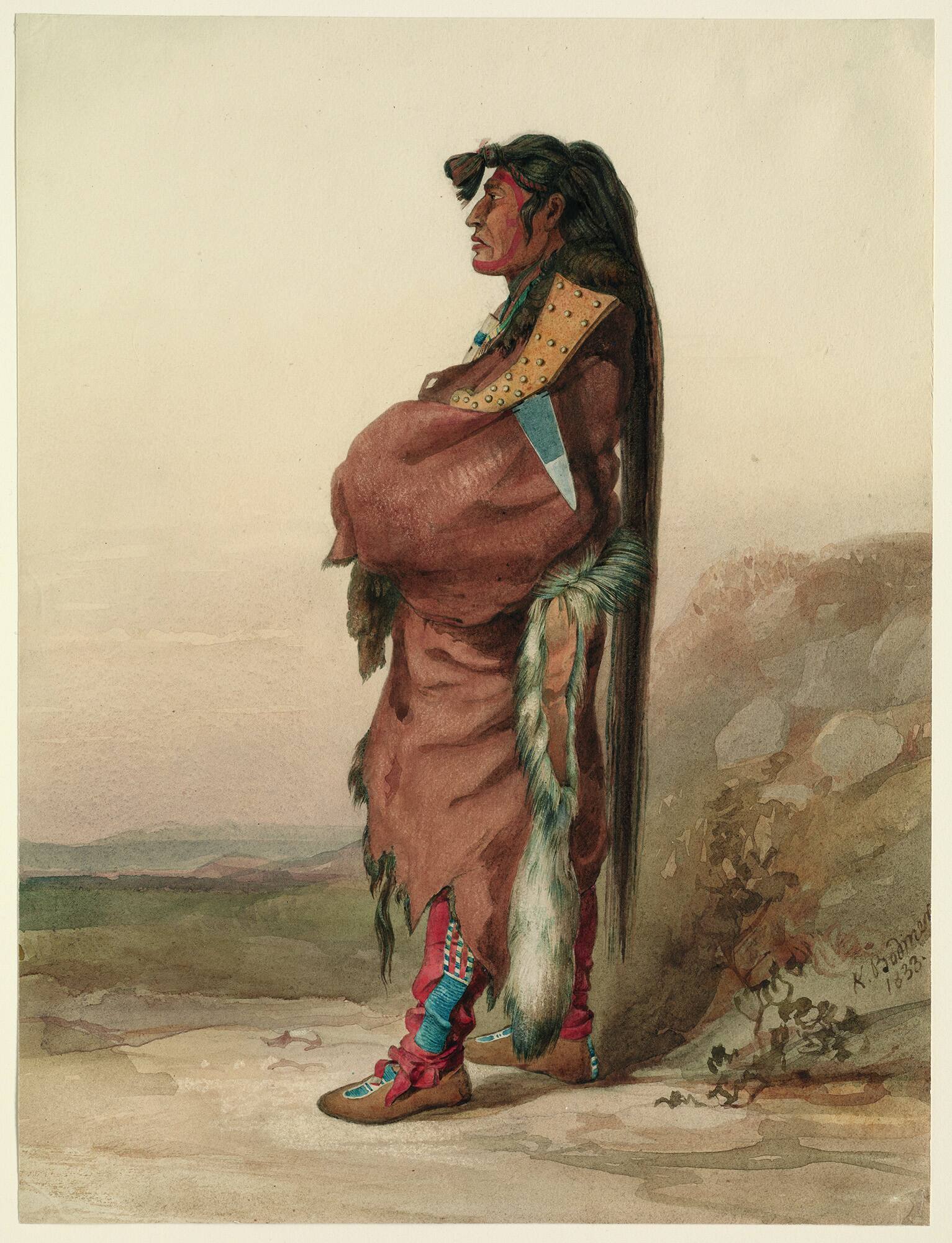 Ahschüpsa-Masihichsi, Hidatsa Man