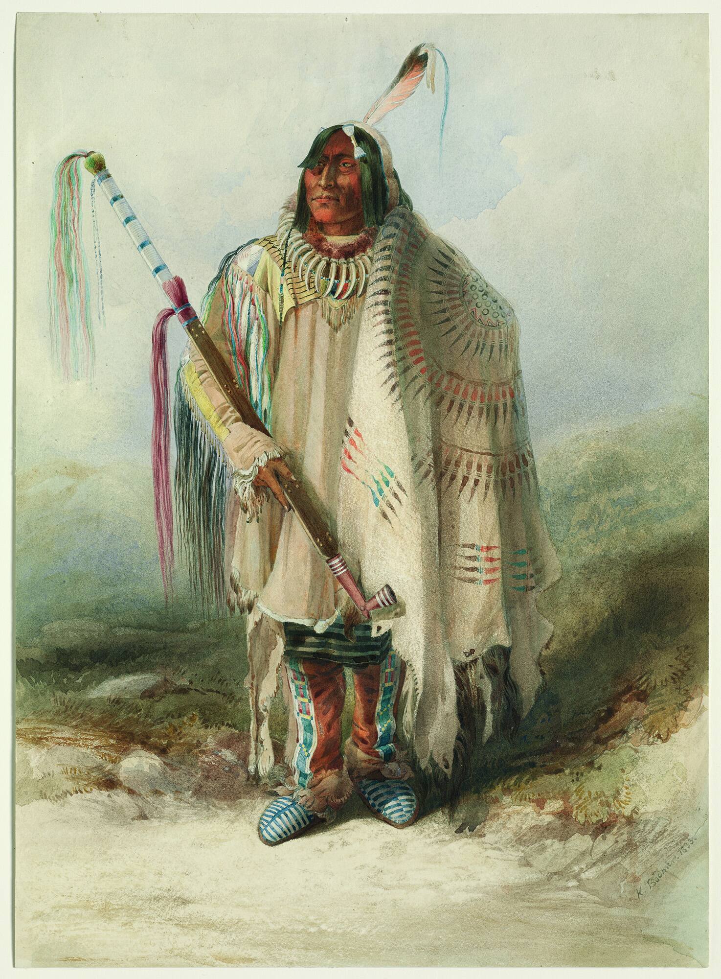 Péhriska-Rúhpa, Hidatsa Man