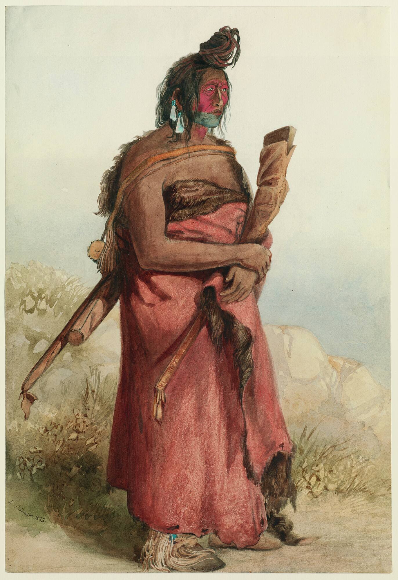Mexkemáuastan, Gros Ventre Chief