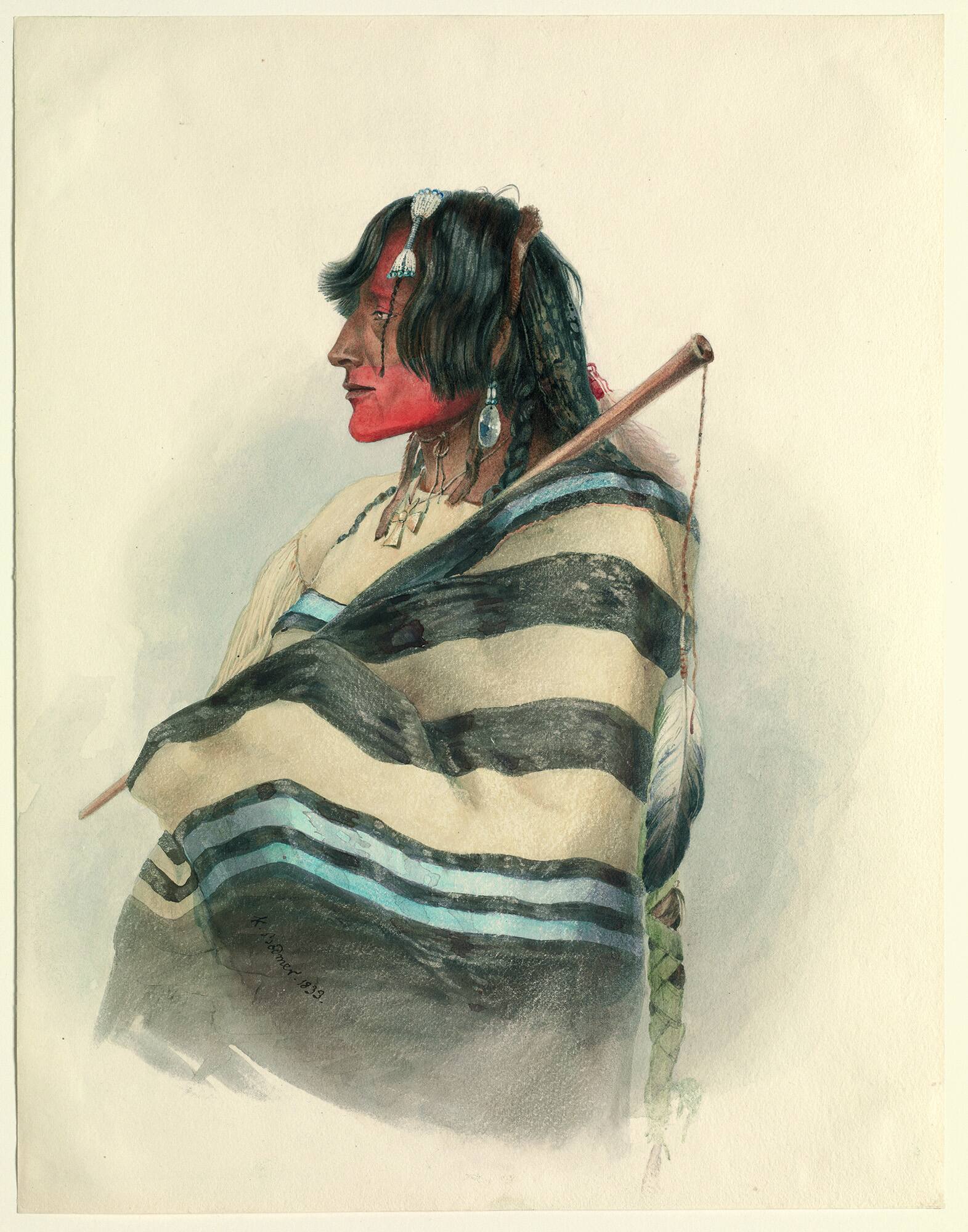 Kiäsax, Piegan Blackfoot Man