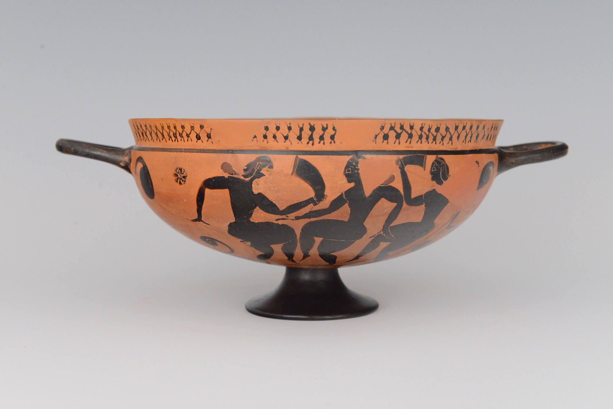 Black-Figure Komast Cup (handled drinking vessel)
