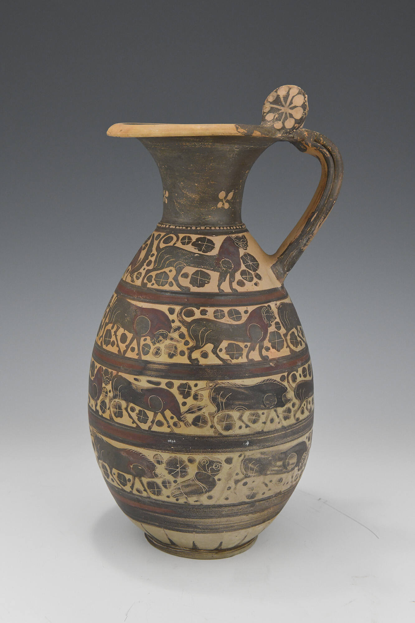 Italo-Corinthian Olpe (pitcher)