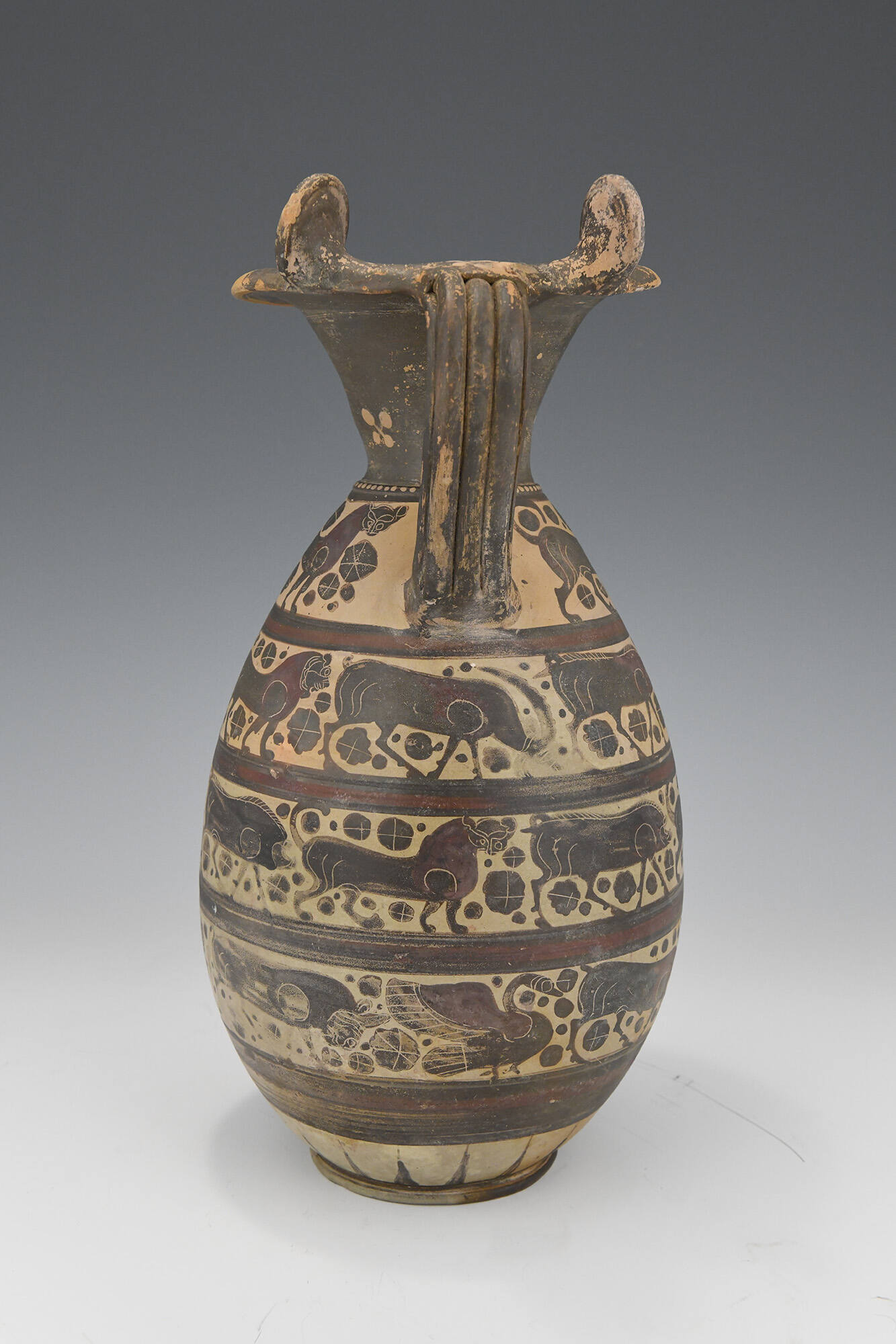 Italo-Corinthian Olpe (pitcher)