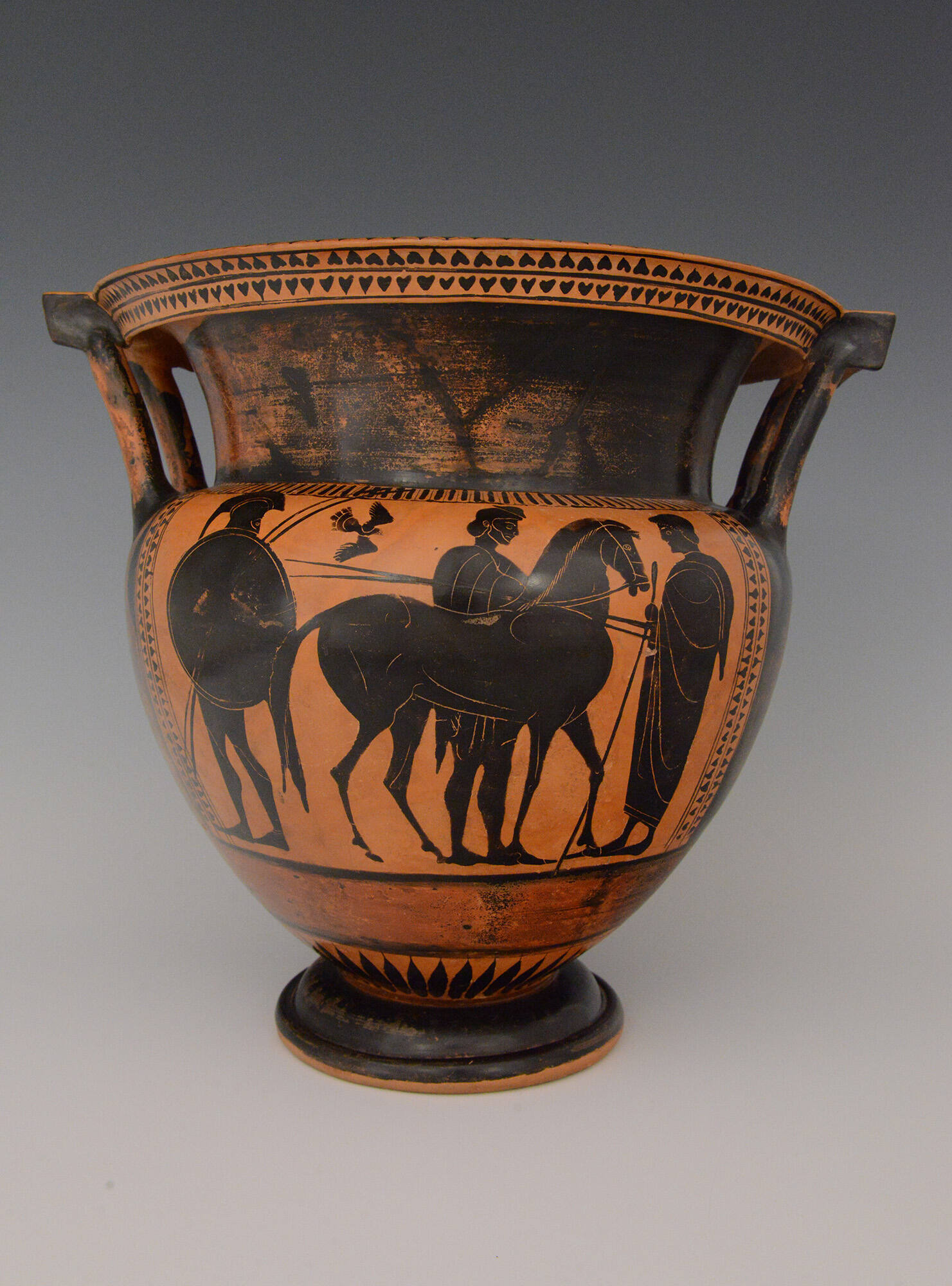 Black-Figure Column Krater (mixing vessel)