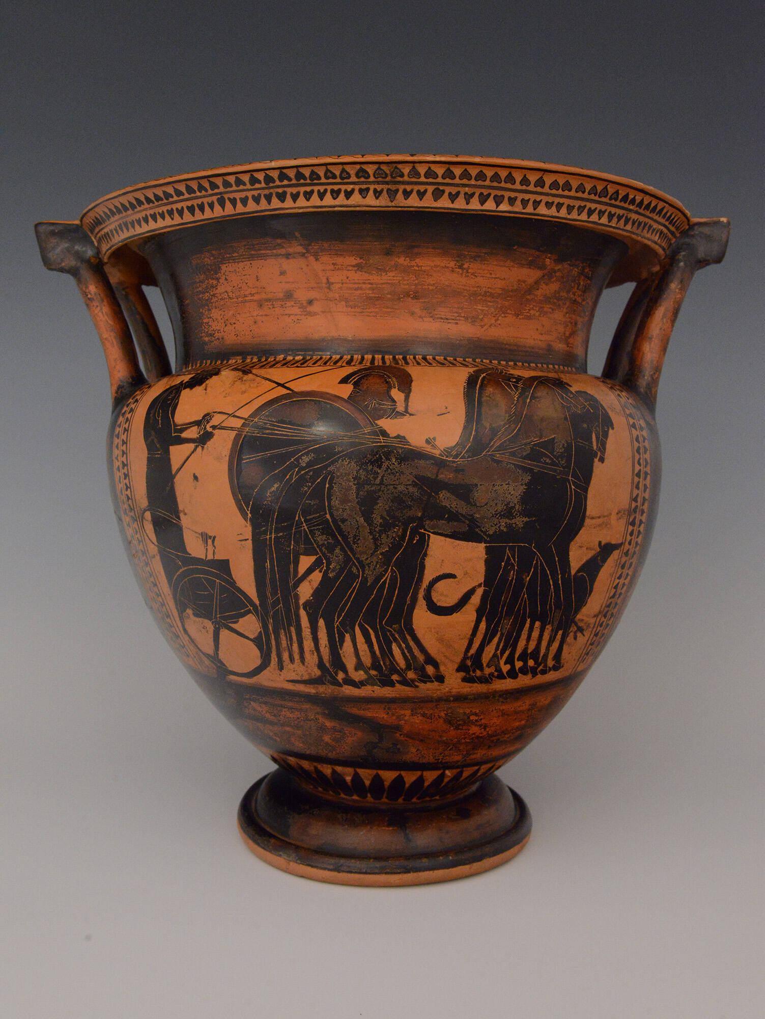 Black-Figure Column Krater (mixing vessel)