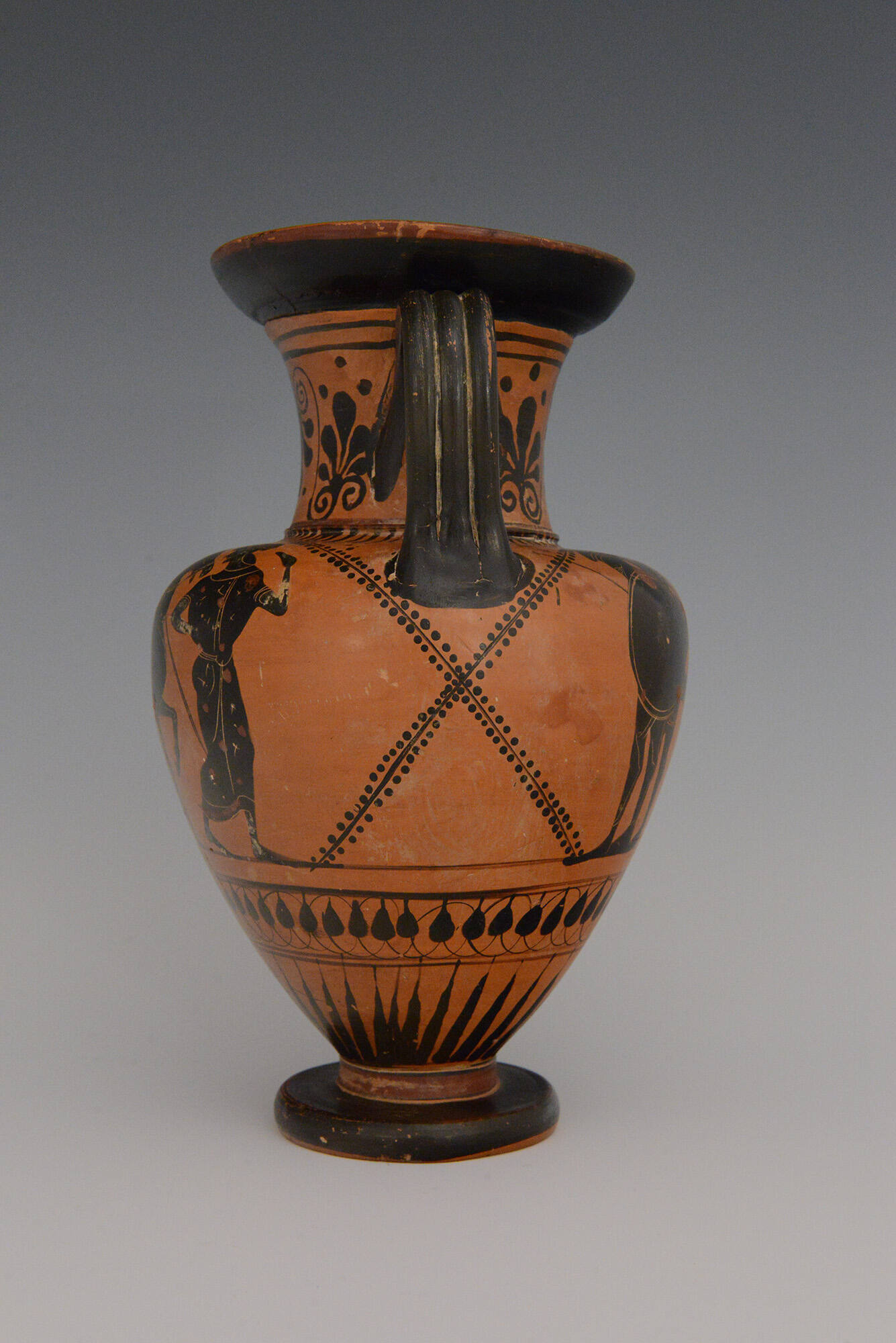 Black-Figure Neck Amphora (container)