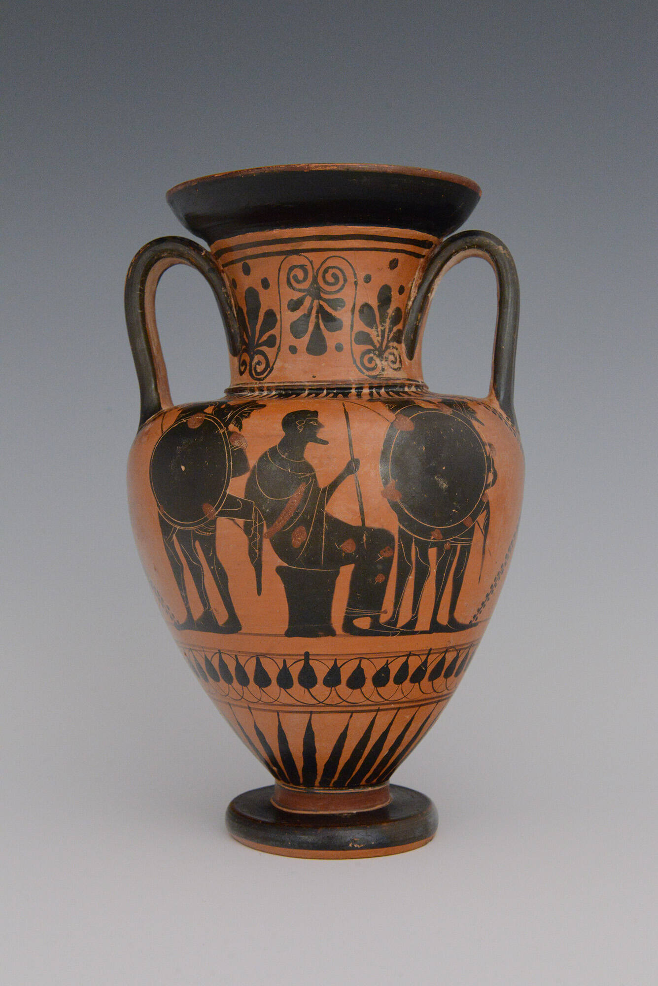 Black-Figure Neck Amphora (container)