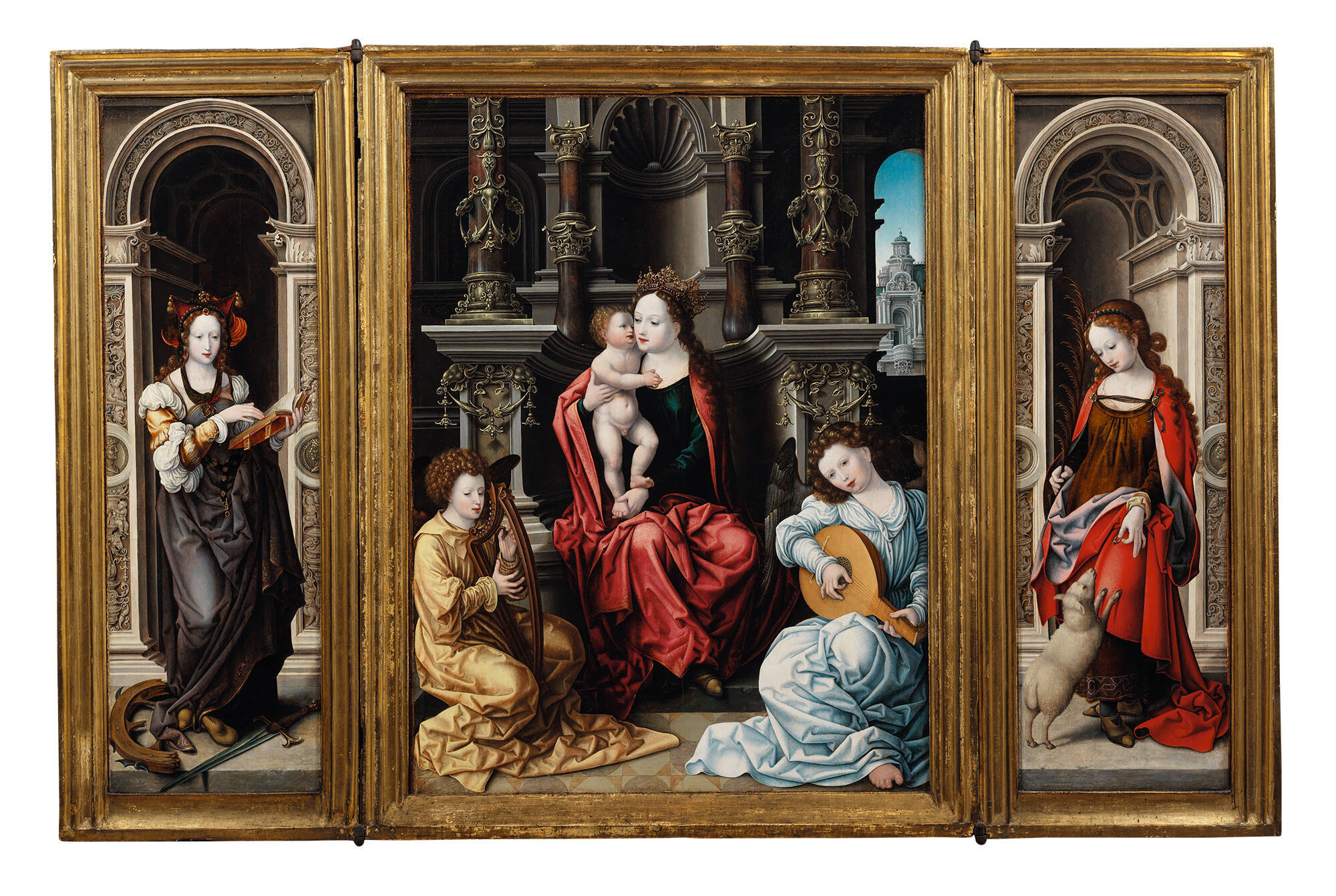 Madonna and Child with Saints Catherine and Agnes