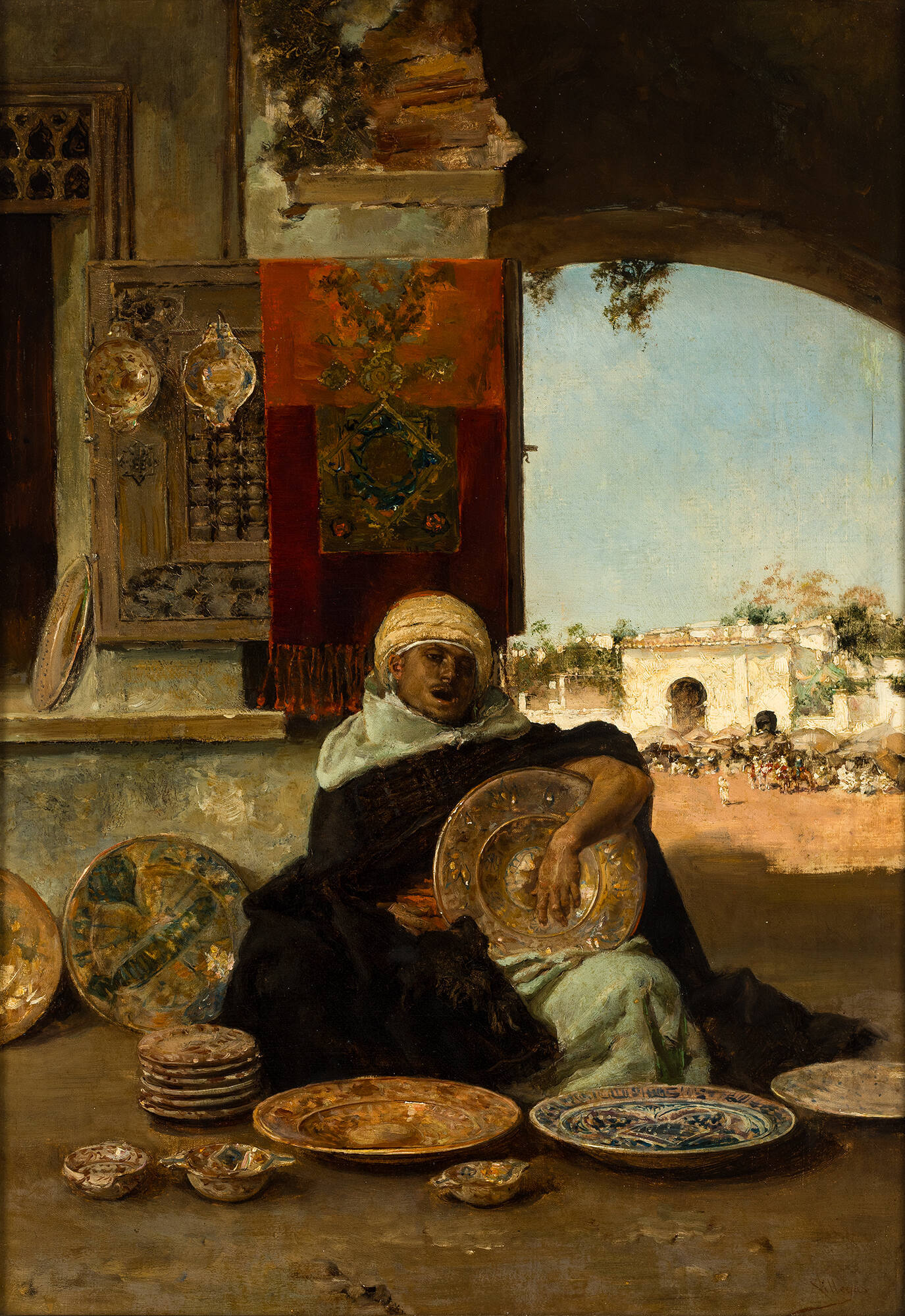 Moorish Faience Vendor
